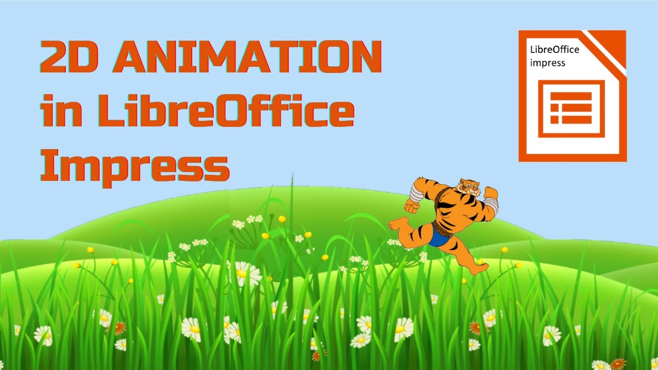 How To Create Animation Scene in LibreOffice Impress - Easy Method [Animation Tutorial]