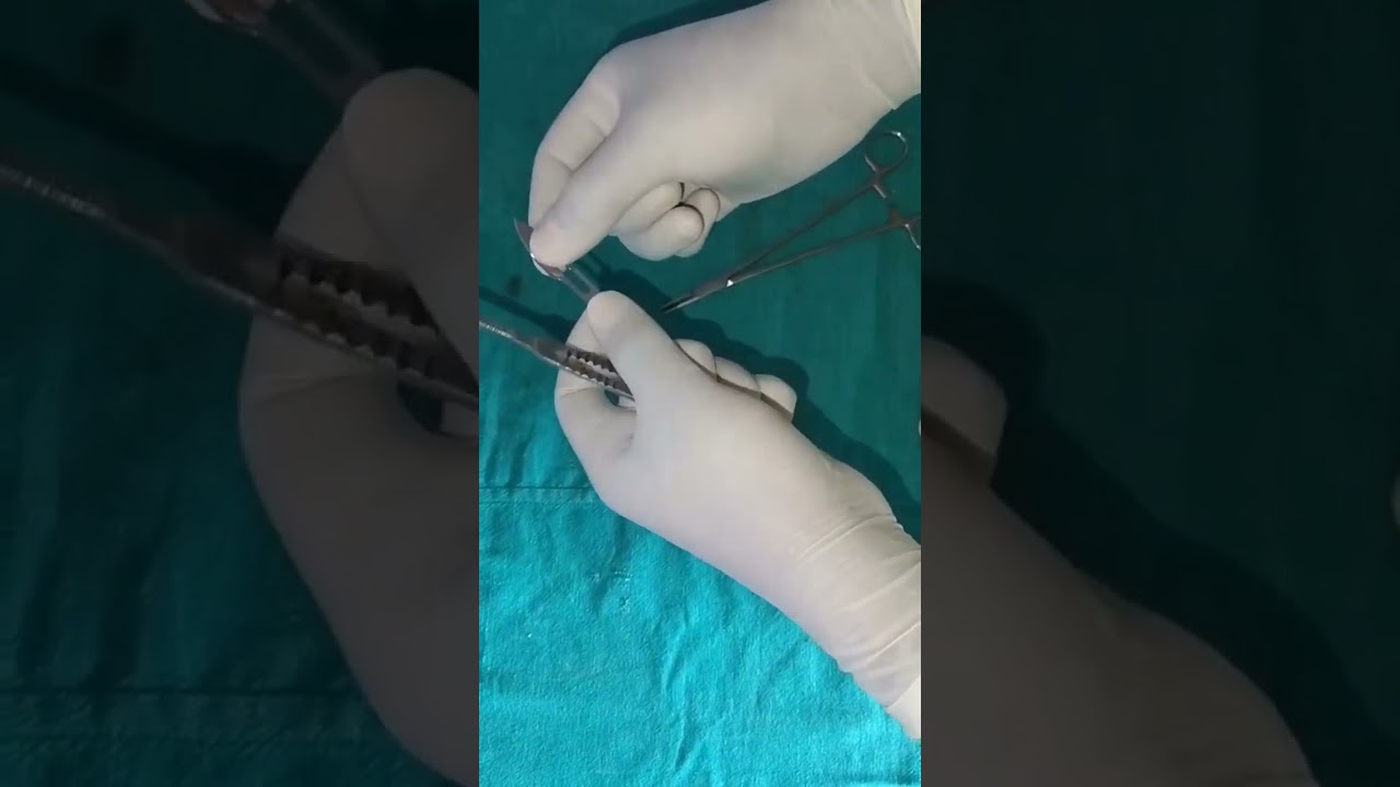 way to hold bp blade on scalpel😍 