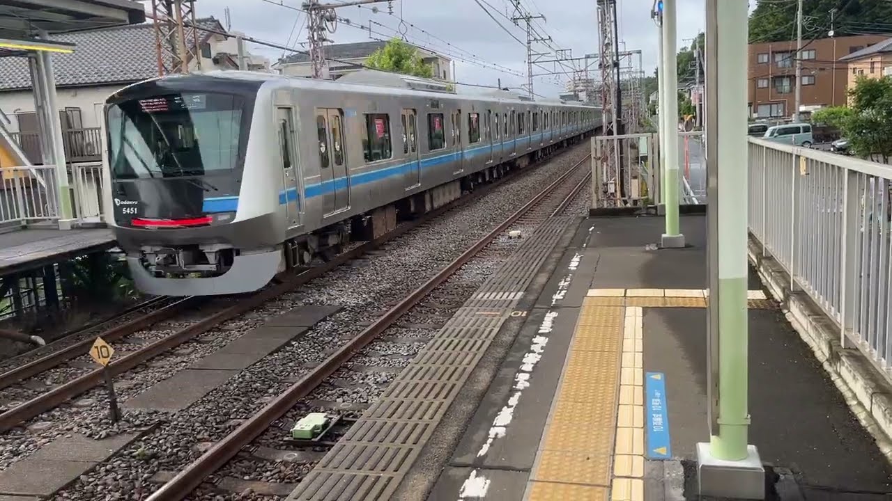 【小田急小田原本線】5000形トプナン(快速急行 新宿行)　通過【座間駅】
