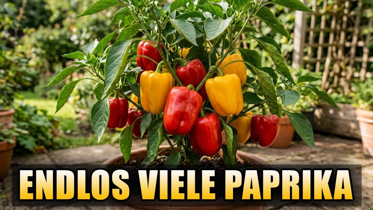 So ziehst du endlos viele Paprika nach – Unbegrenzte Ernte aus eigenen Samen