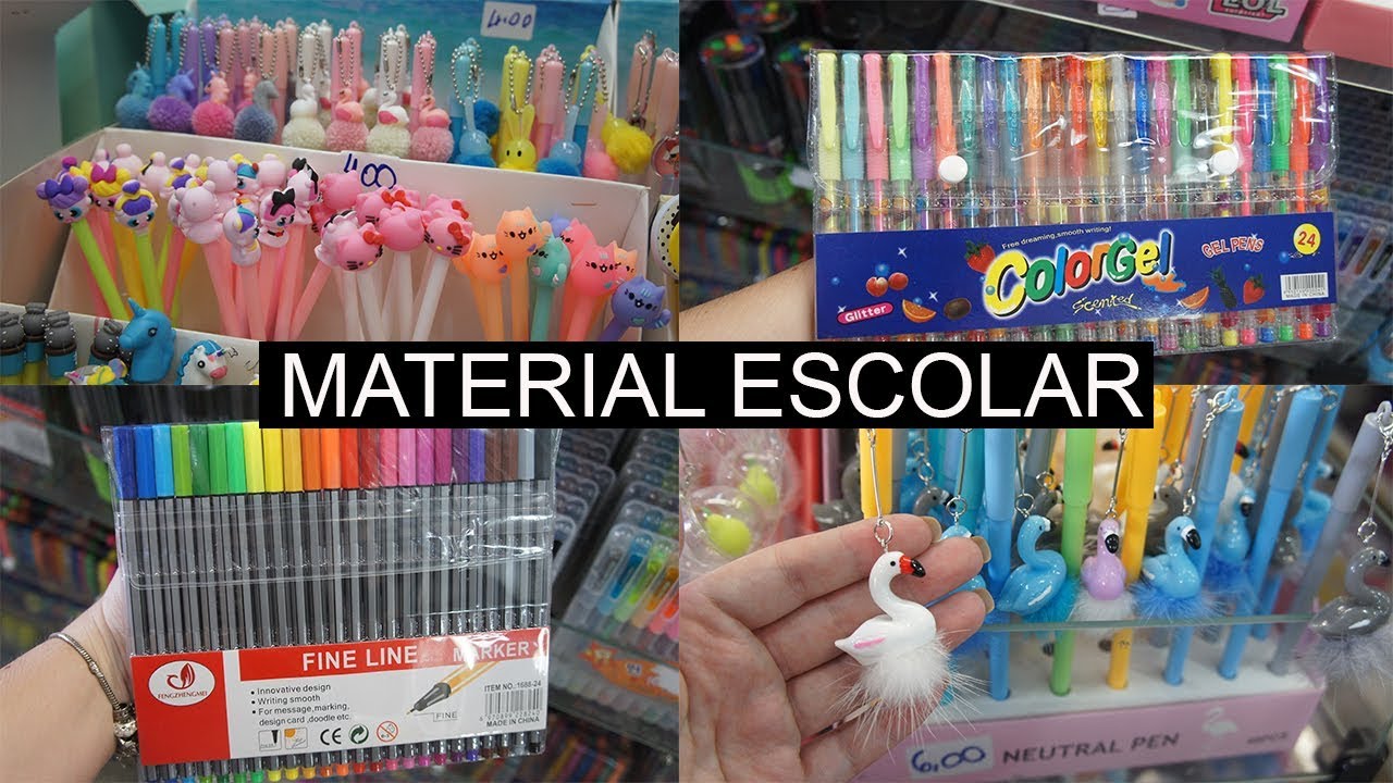 MATERIAL ESCOLAR TUMBLR TITIA PRESENTES #25DEMARÇO