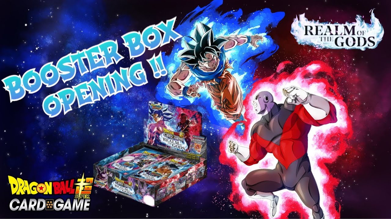 MORE REALM OF THE GODS BOOSTER BOX OPENING DRAGON BALL SUPER CARD GAME