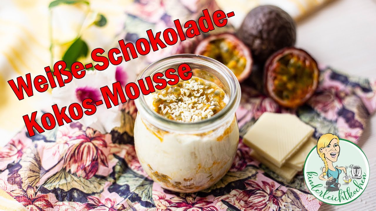 Weiße-Schokolade-Kokos-Mousse im Thermomix