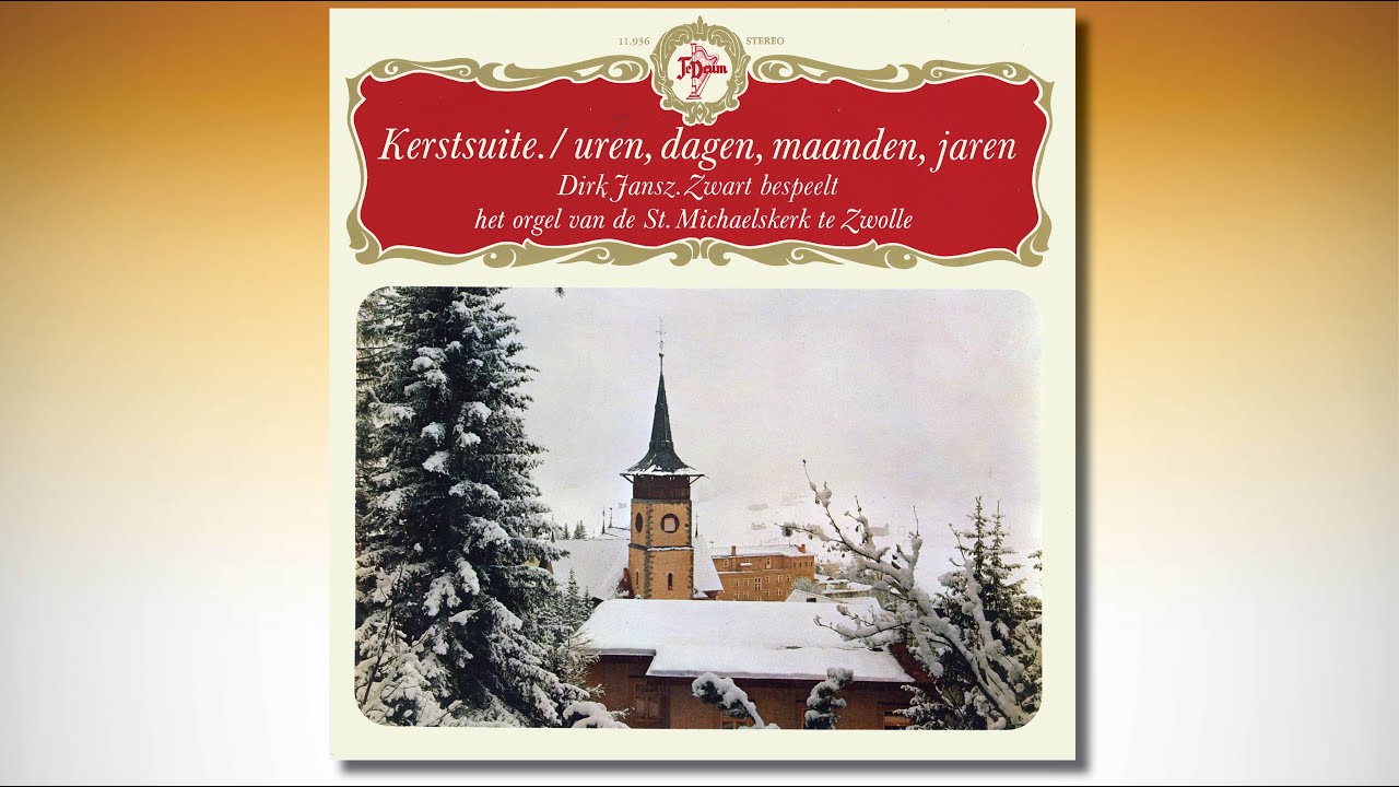 DIRK JANSZN. ZWART bespeelt het orgel van de Grote of St. Michaelskerk te Zwolle