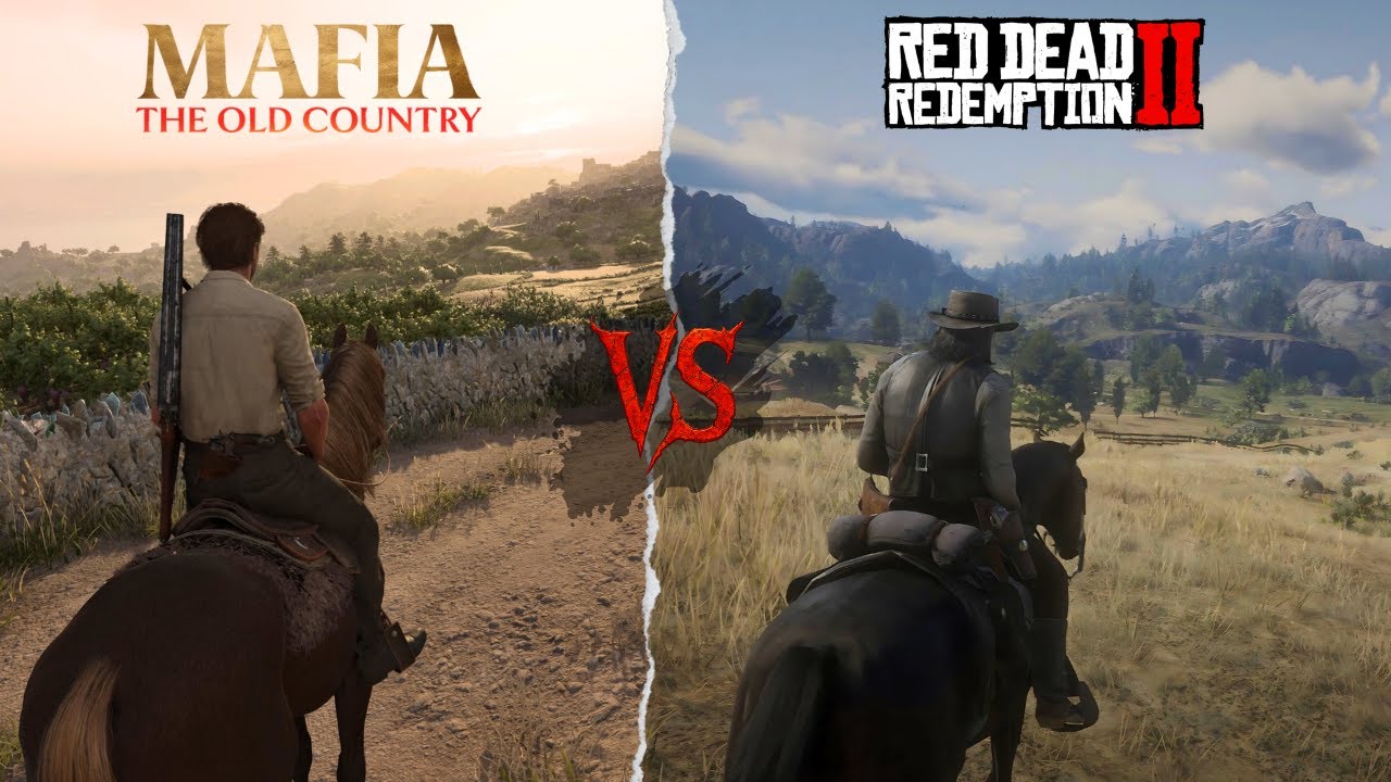 Mafia The Old Country vs Red Dead Redemption II | Physics and Details Comparison