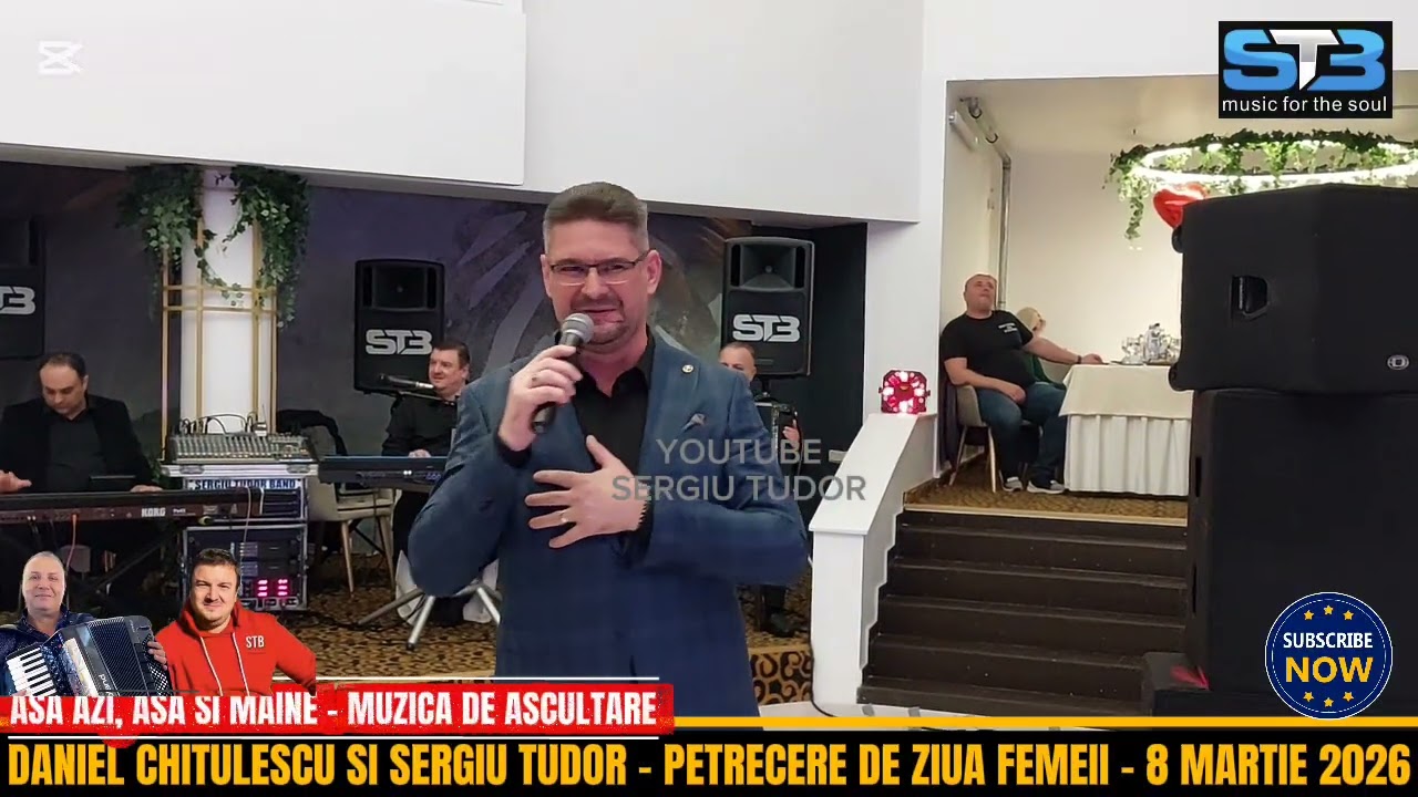 ASA AZI ASA SI MAINE - DANIEL CHITULESCU SI SERGIU TUDOR - PETRECERE DE ZIUA FEMEII - 8 MARTIE 2026