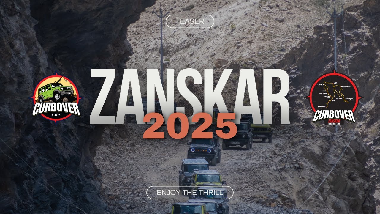 Coming Soon! CurbOver Zanskar 2025 🚗🌍 Largest Car Convoy to the Top of the World | 🇮🇳 #Zanskar2025