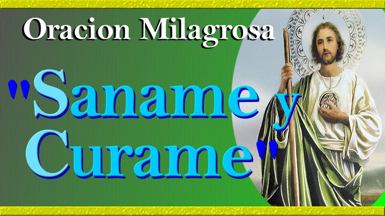 Oracion a SAN JUDAS Tadeo para la SALUD ¡¡