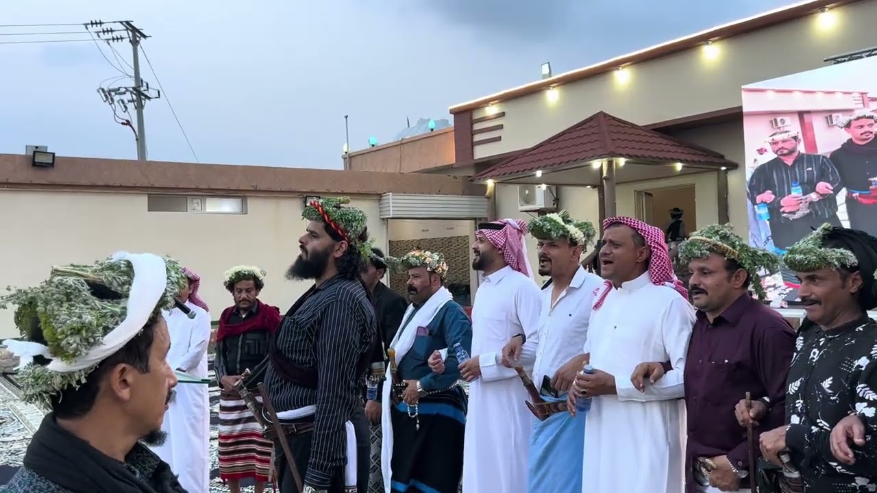 عرضة صف بلغازي في حفل زواج الشاب إياس بن علي ماطر في استراحة الريف ببلغازي