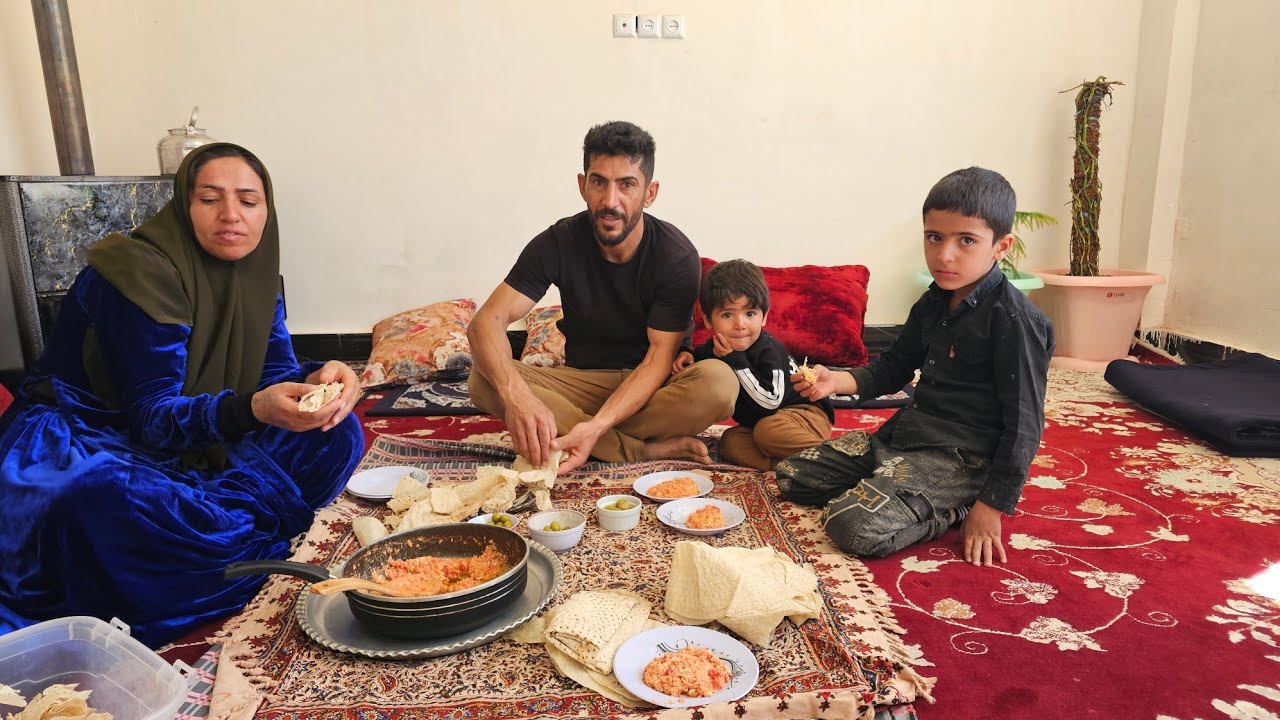 A Day in the Life of Ali: Embracing Nomadic Life and Creating Handicrafts with Farzaneh