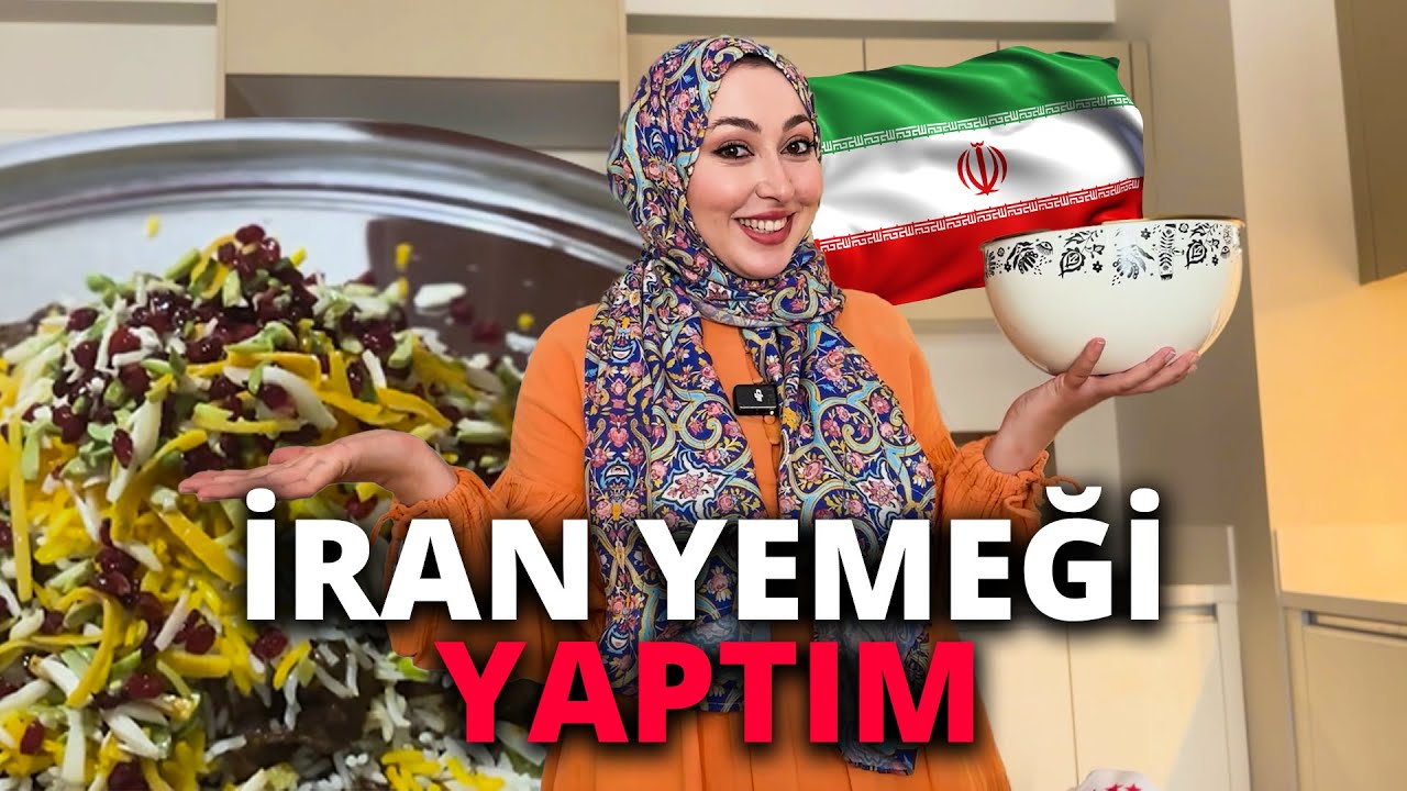 🇮🇷BOL SAFRANLI İRAN ZİYAFET YEMEĞİ YAPTIM-QIYME NESAR-SAFRAN NASIL DEMLENİR? /342