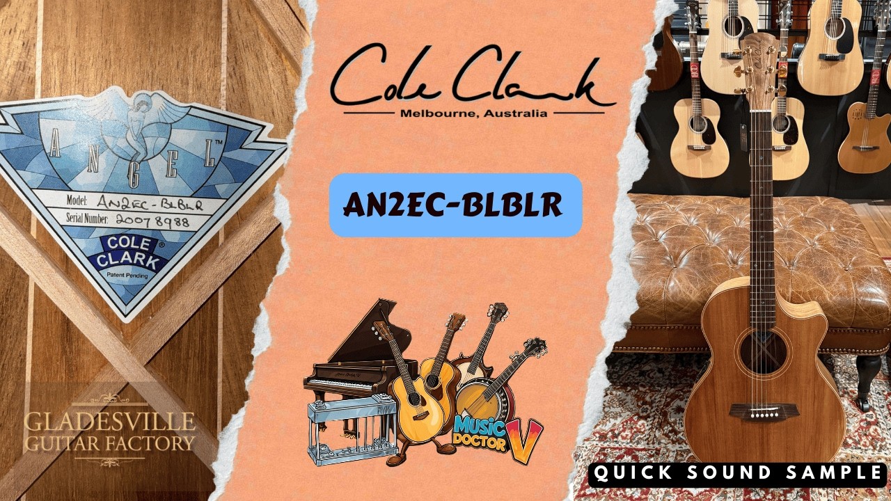 Cole Clark AN2EC BL BL R | Demo by Michael Varecka | Gladesville Guitar Factory