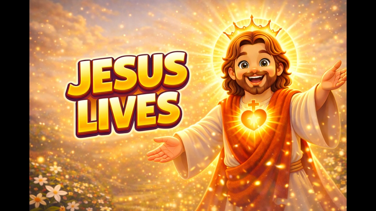 👉 Jesus Lives ✨ Kids Song | Happy Christian Song for Children