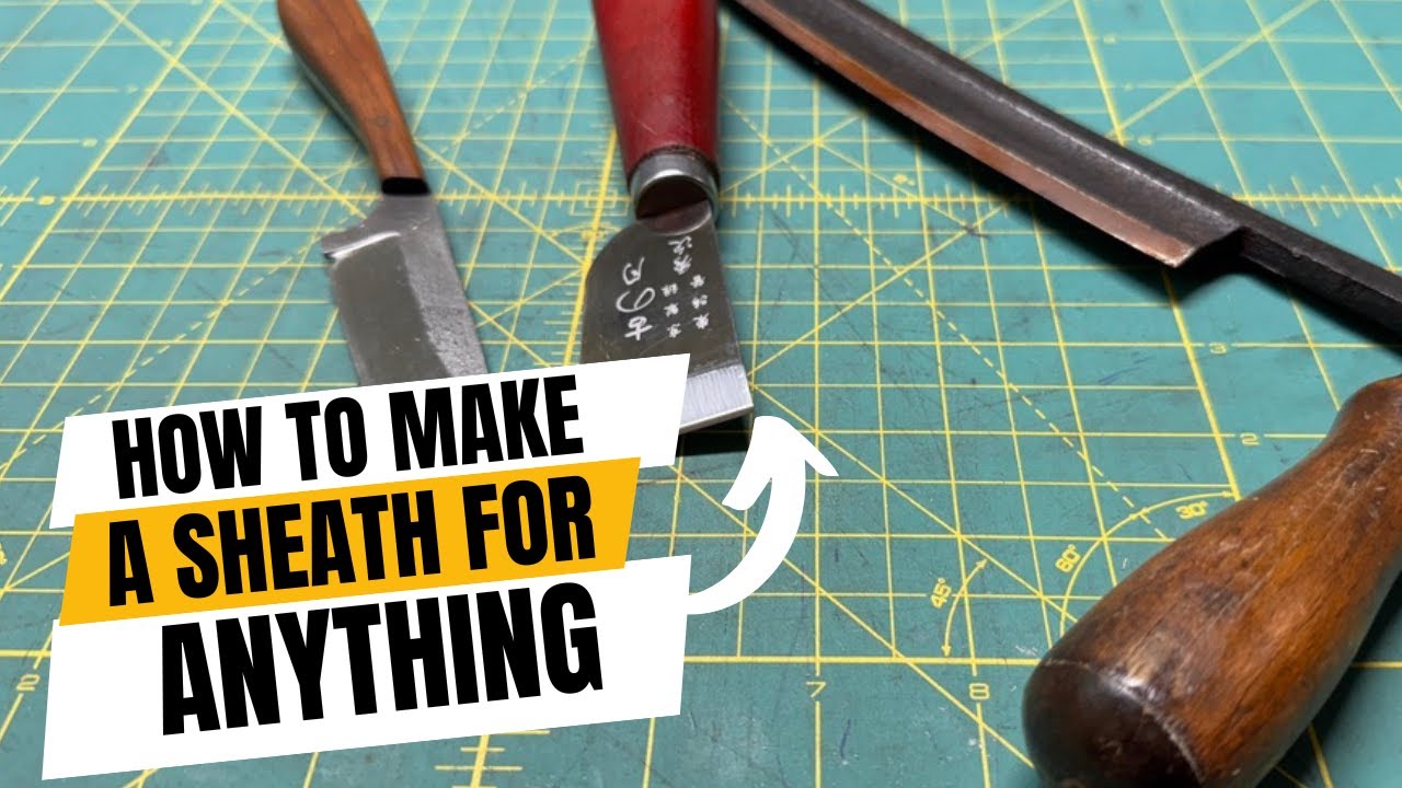 How To Make A Sheath For Anything (series) - pocket sheath