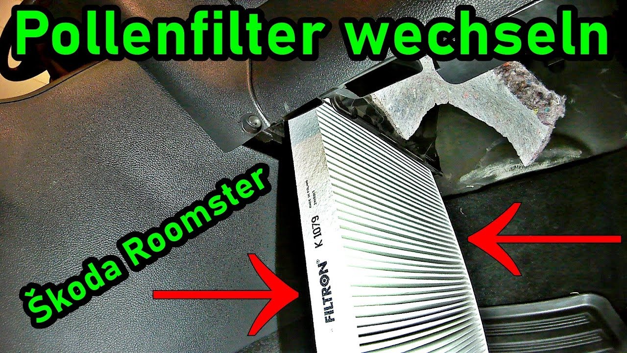 Innenraumfilterwechsel Skoda Roomster ~ How to change cabin air filter Skoda Roomster
