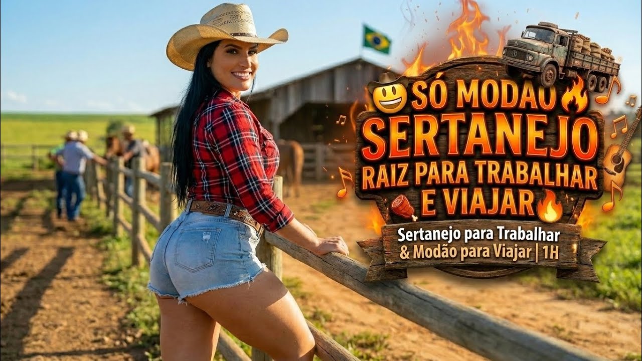 🤠🛺 SÓ MODÃO SERTANEJO RAIZ PARA TRABALHAR E VIAJAR Sertanejo para Trabalhar & Modão para Viajar | 1H