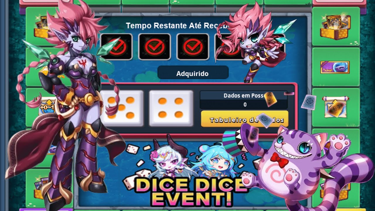ABRINDO O TABULEIRO DOS DADOS DA SORTE! | LUCKY DICE BOARD OPENING! | Grand Chase Classic