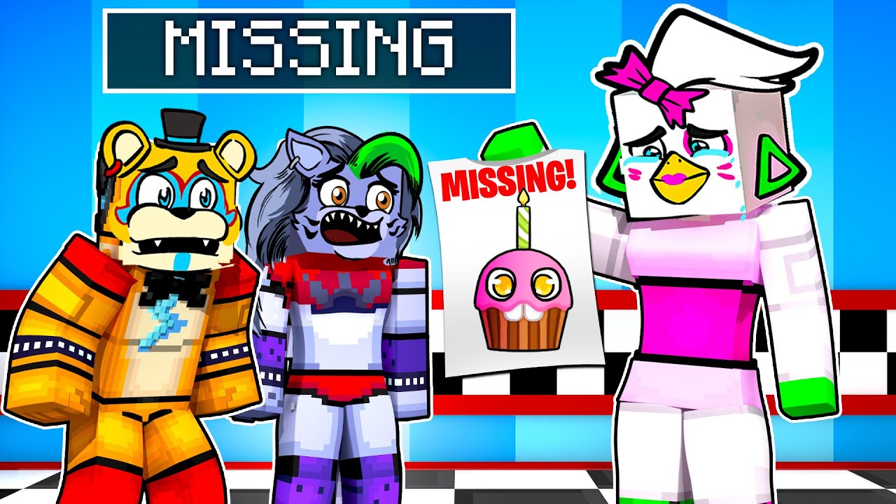 Glamrock Chica’s Cupcake KIDNAPPED?! in Minecraft Security Breach