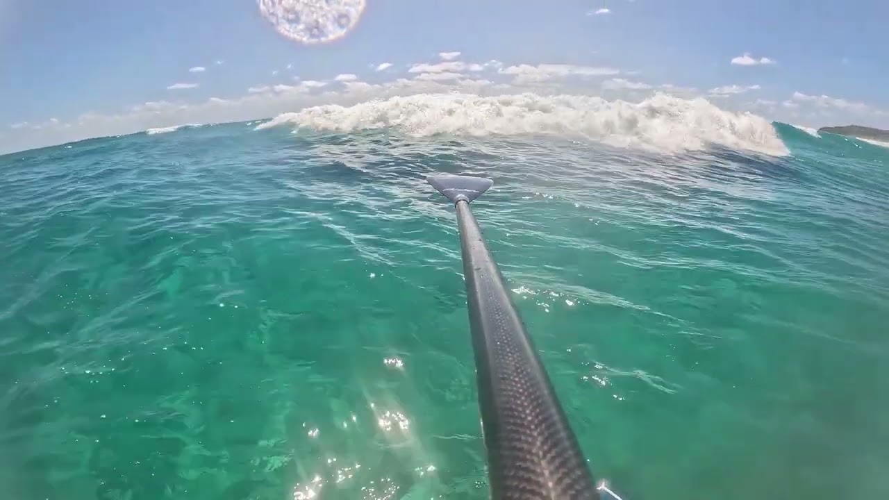 Supping Cylinder , Late session . Stand up paddleboard