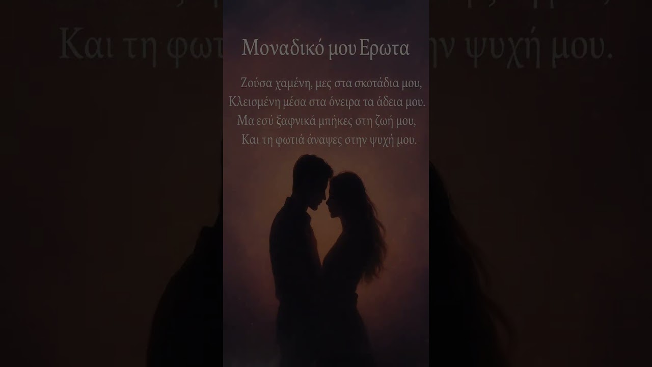 Μοναδικέ έρωτα μου