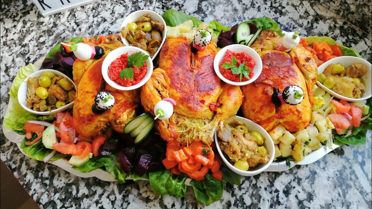 عراضة مغربية تحضير الدجاج المشوي في الفرن السر باش يجيكم🍗 هشيش