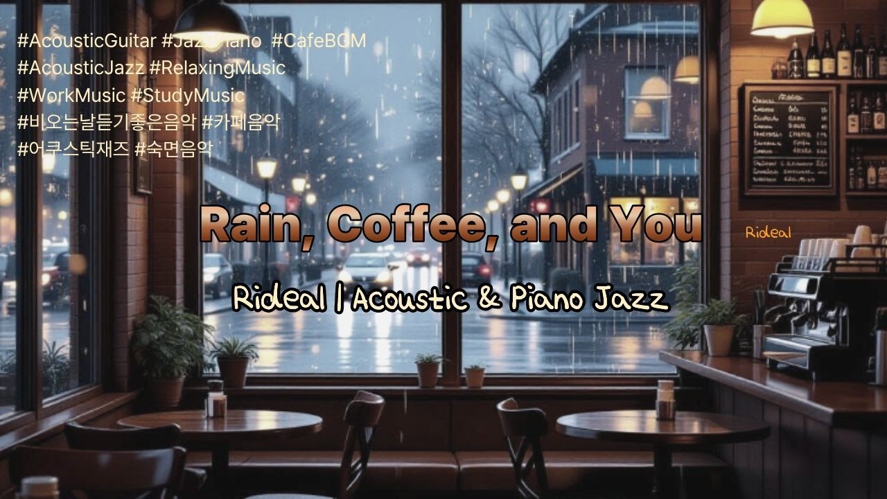 Rain, Coffee, and You(지친 당신에게 어쿠스틱 기타와 피아노 재즈 곡을 드립니다.)