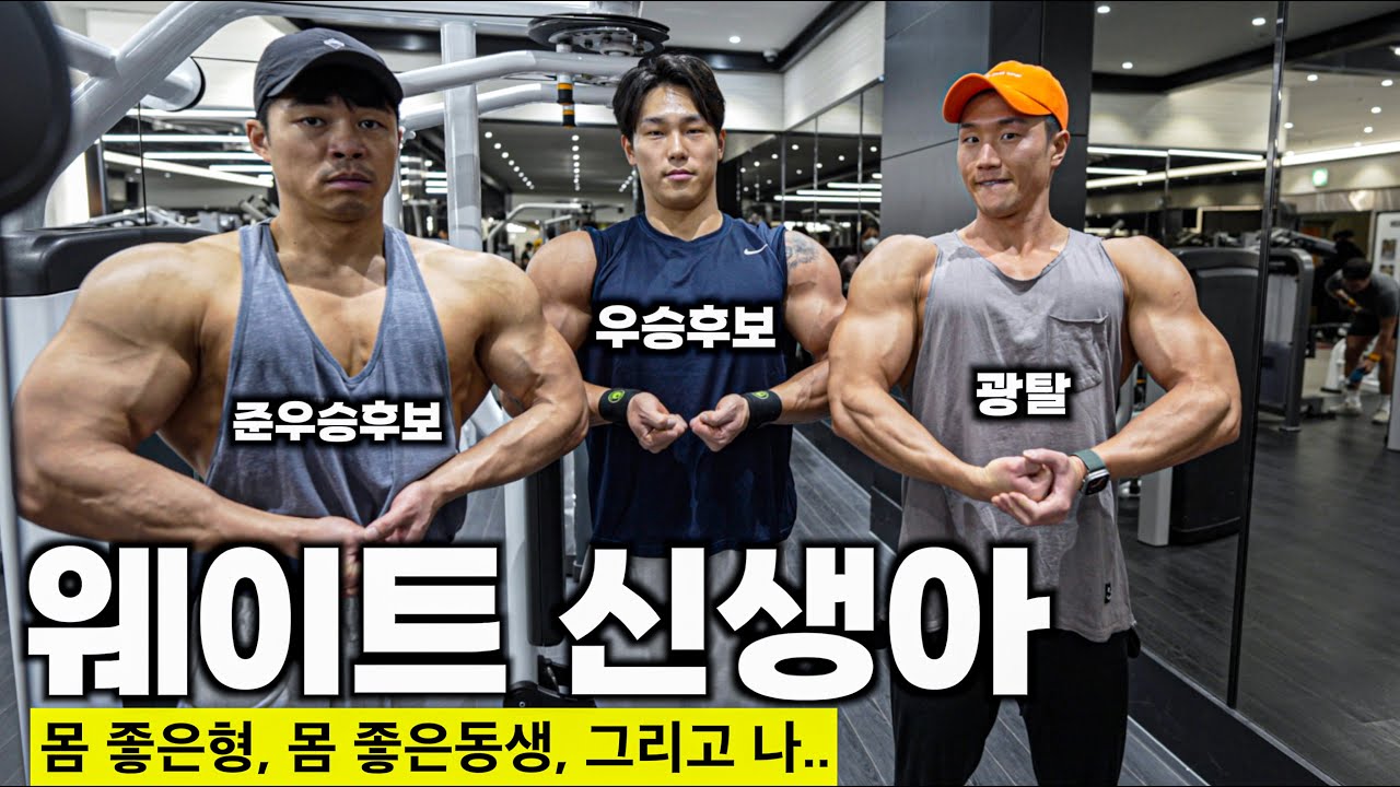 피지컬100 팀장님들과 가슴운동