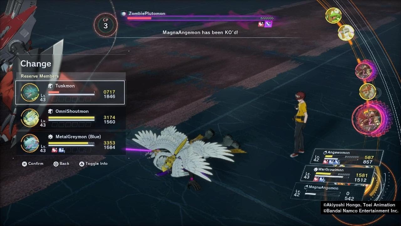 Digimon Story Time Stranger - Zombie Plutomon Boss Fight (PS5) #digimonstory 