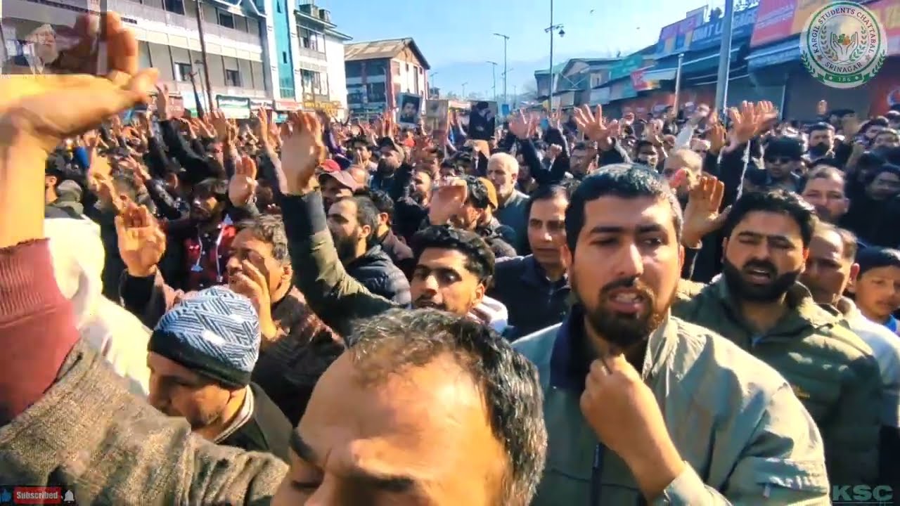 Shaheed Rehbar Mauzzam Syed Ali Khamenei | Supreme Leader || Lal Chok || Srinagar