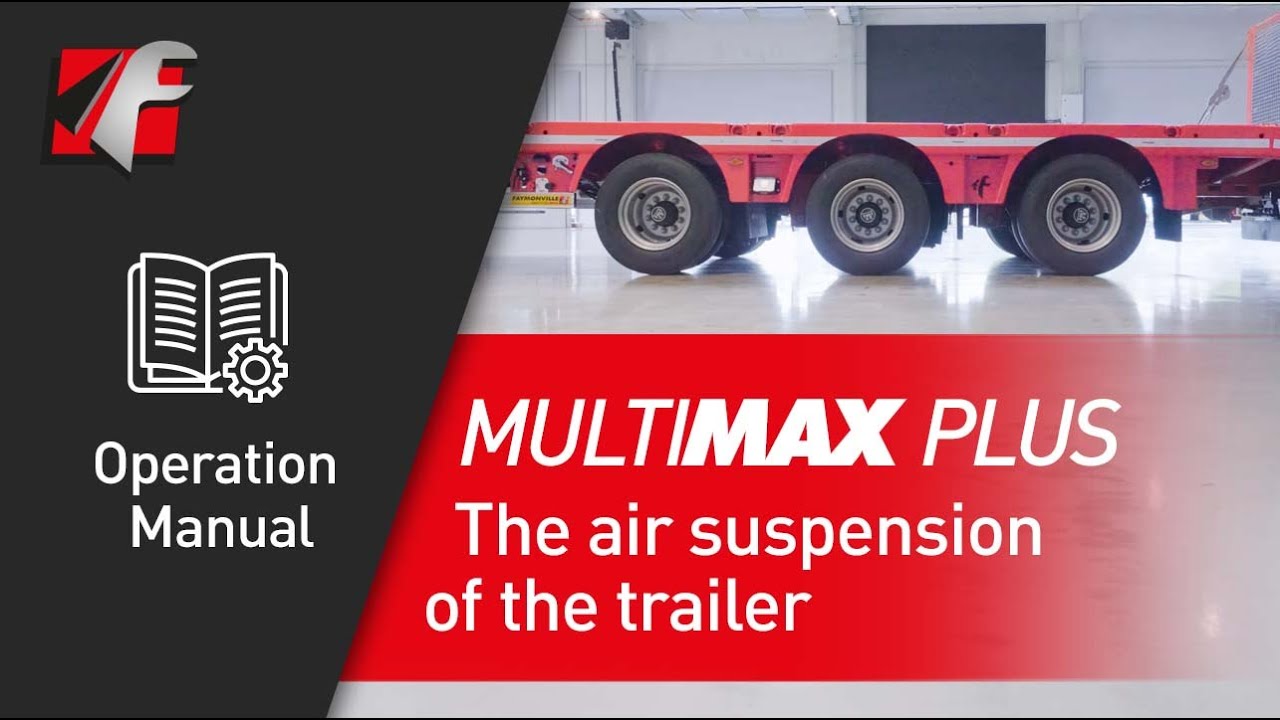 MultiMAX Plus Operation manual: The air suspension of the trailer