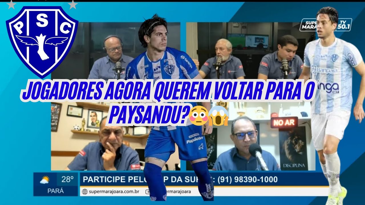 🚨😱Agora querem voltar ao Papão|Aceitaria de volta no Paysandu???