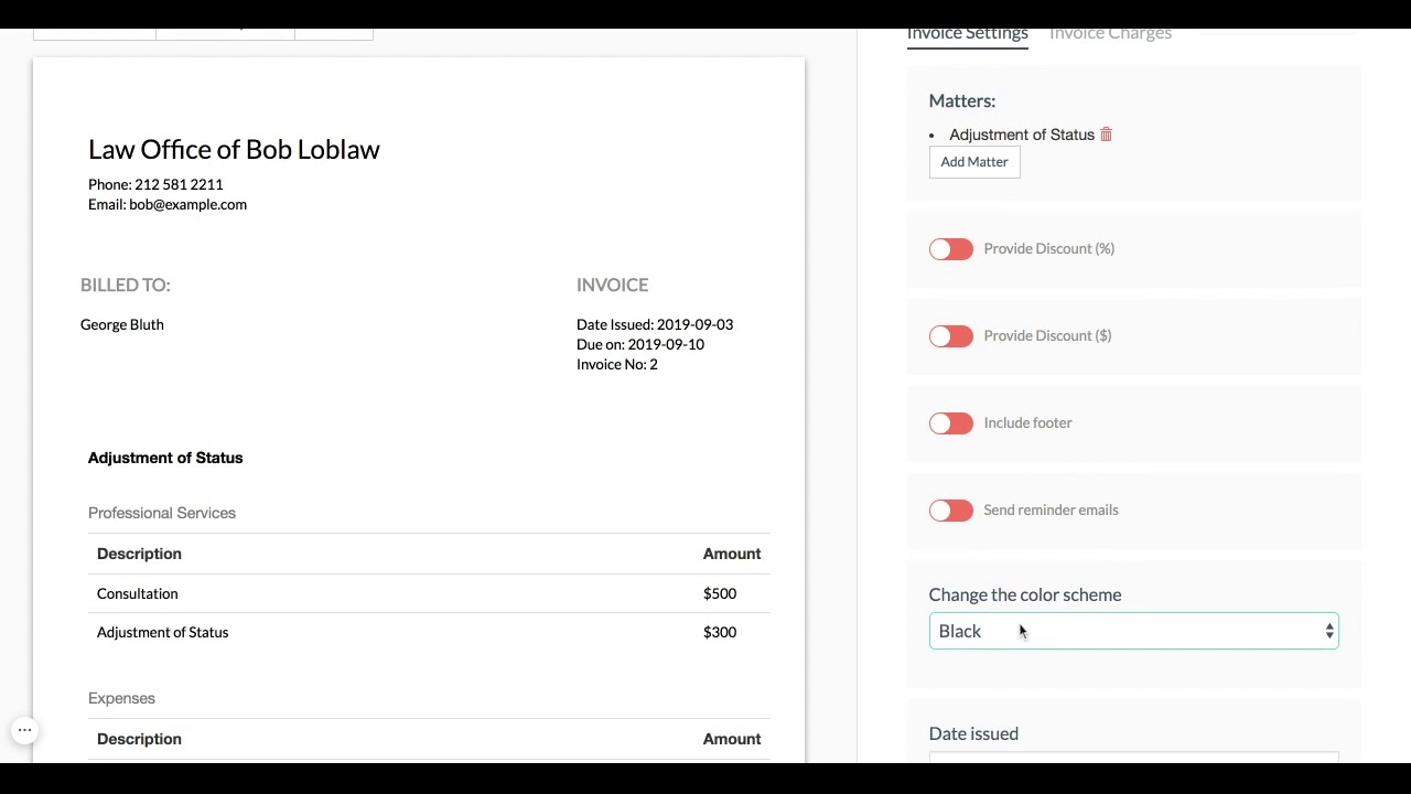 Billing Clients on Docketwise