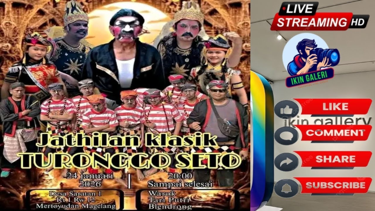 🔴 LIVE STREAMING JATHILAN TURONGGO SETO LIVE SARATAN 1 MERTOYUDAN MAGELANG