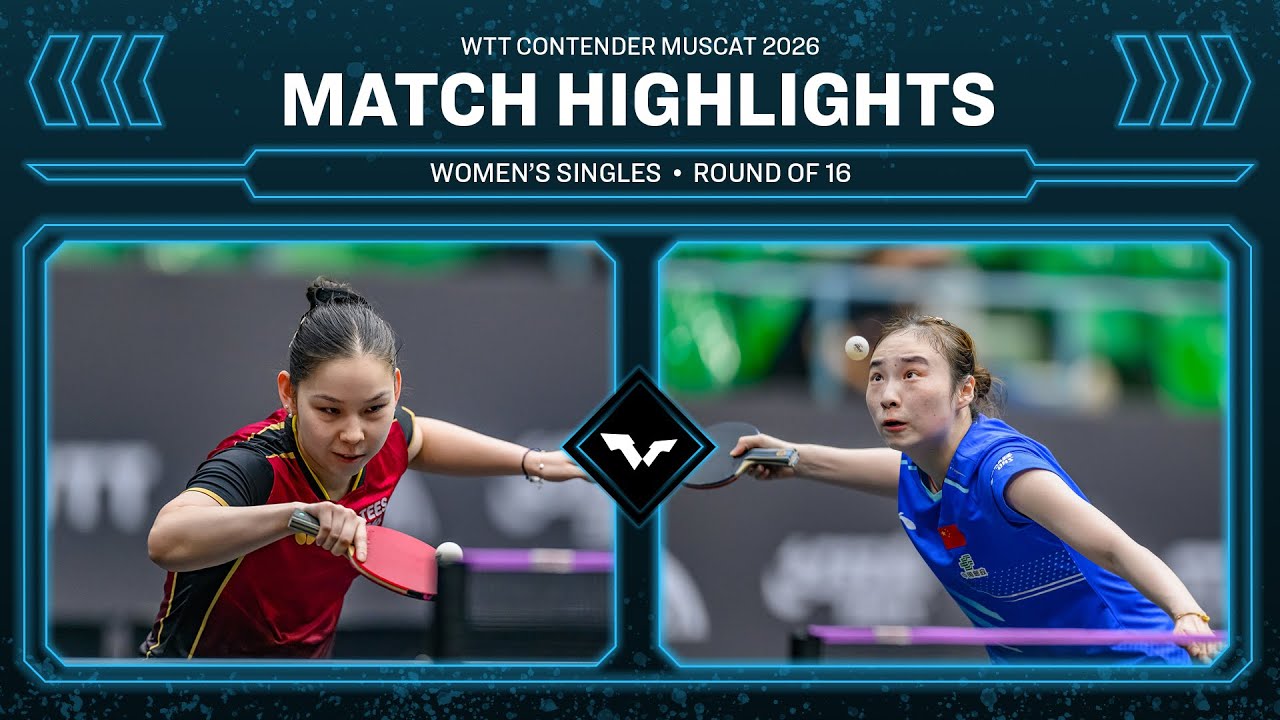 Anna Hursey vs Wang Xiaotong | WS R16 | WTT Contender Muscat 2026