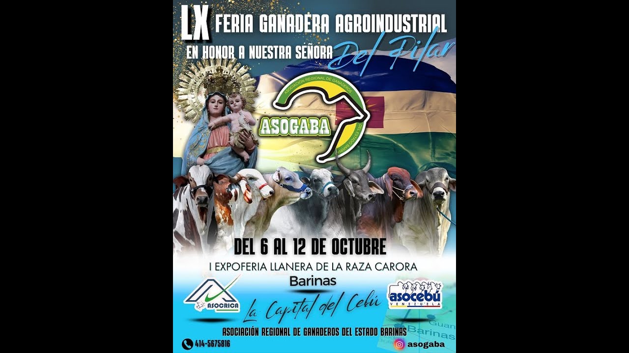 LX FERIA  GANADERA Y  AGROINDUSTRIAL EN HONOR A LA VIRGEN DEL PILAR (DIA 5)