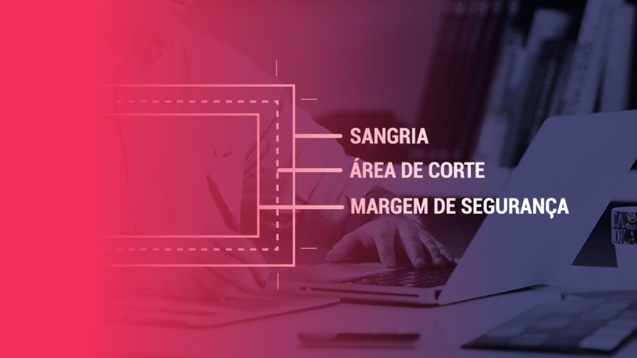 SANGRIA, ÁREA DE CORTE E MARGEM DE SEGURANÇA NO CORELDRAW