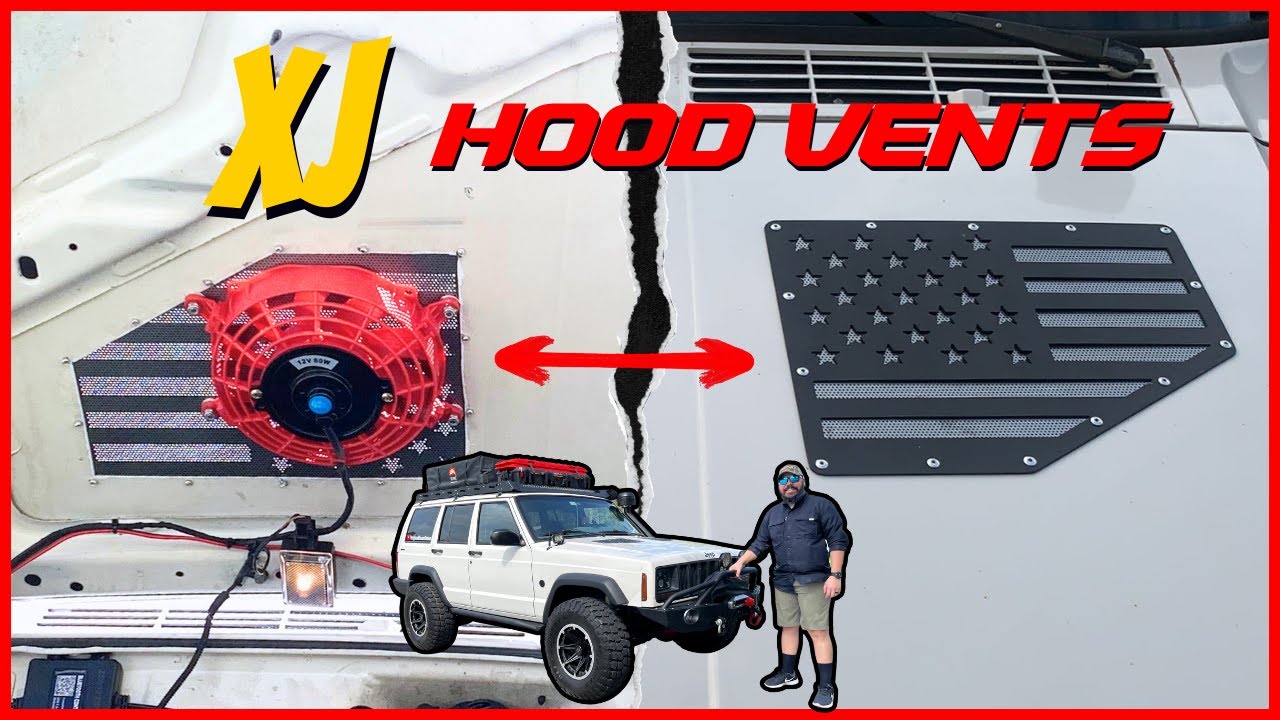 Jeep Cherokee XJ Hood Vents DIY