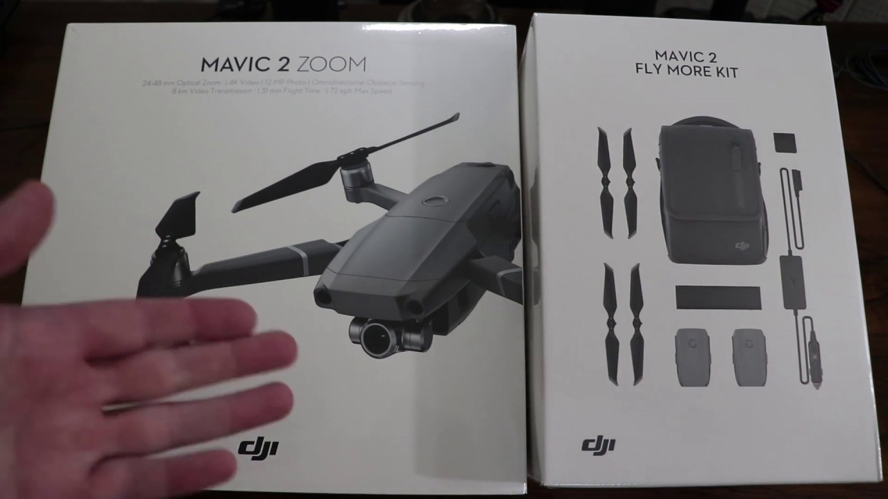DJI Mavic 2 Zoom and Fly More Kit Unboxing