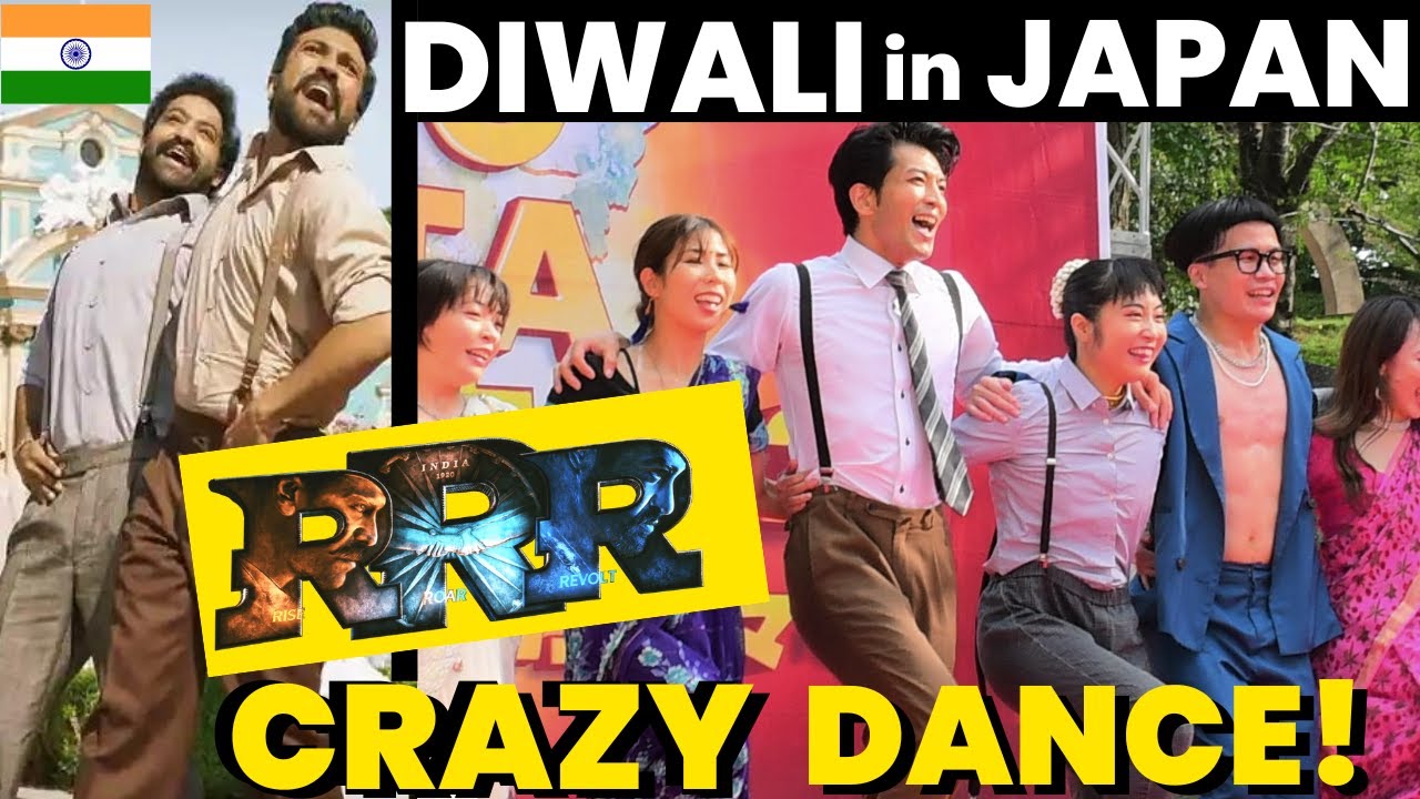 🇮🇳Diwali in 🇯🇵Japan, AMAZING DANCE by Japanese, RRR Naatu Naatu, Kala Chashma etc @kaketakujapan