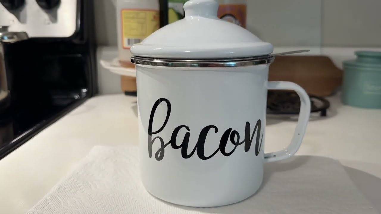Best Bacon Grease Container with Strainer