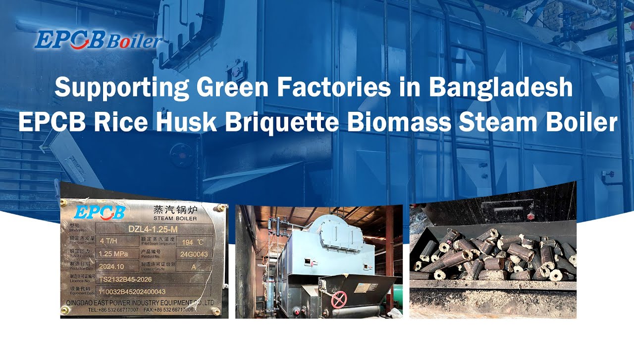 EPCB Biomass Steam Boiler in compliance and green factory