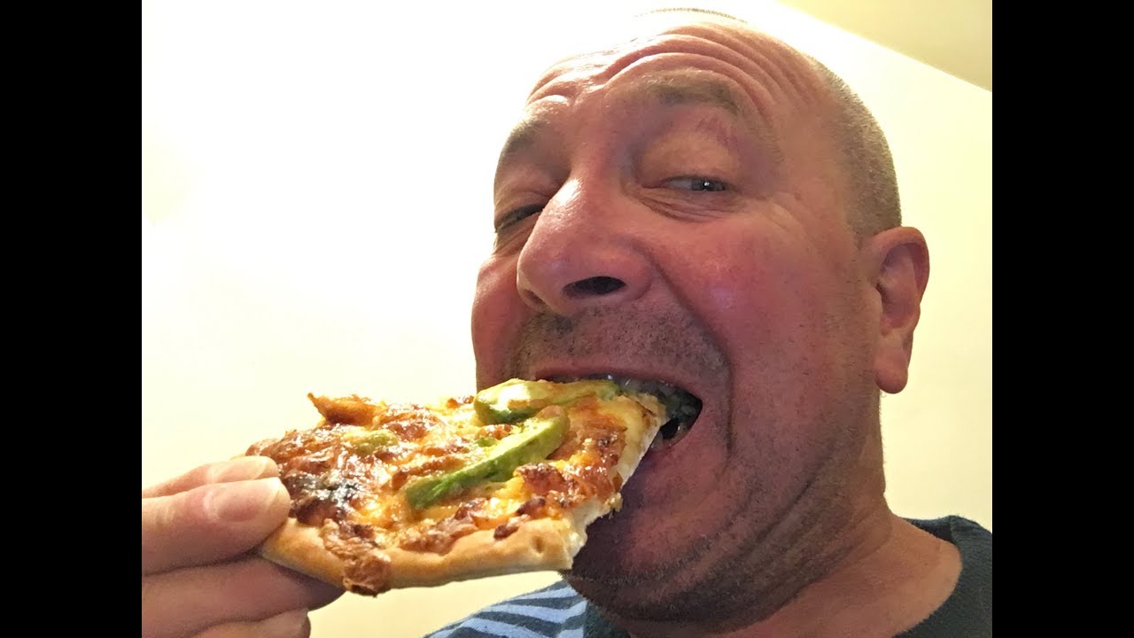 Chicken, Bacon, Avocado, Pizza With Sweet Chilli Sauce.