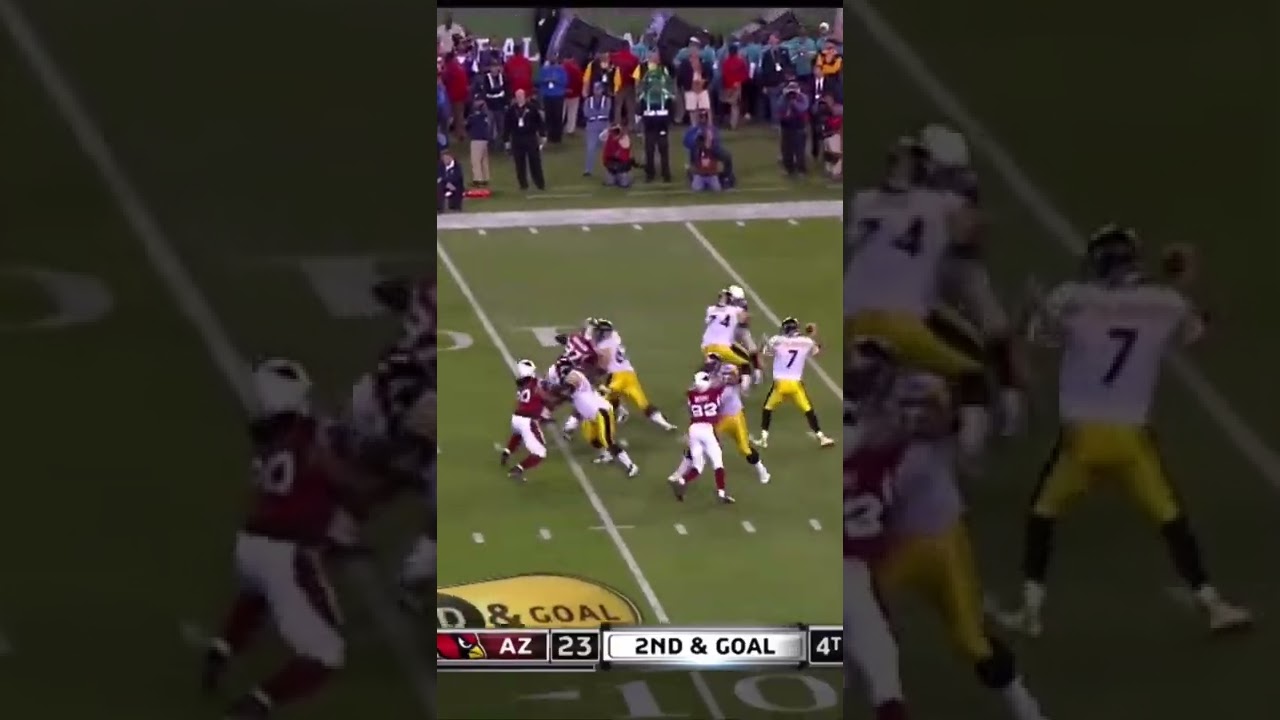 Santonio Holmes Superbowl Catch🔥 Steelers vs Cardinal🏆 #greatest #catch #nfl