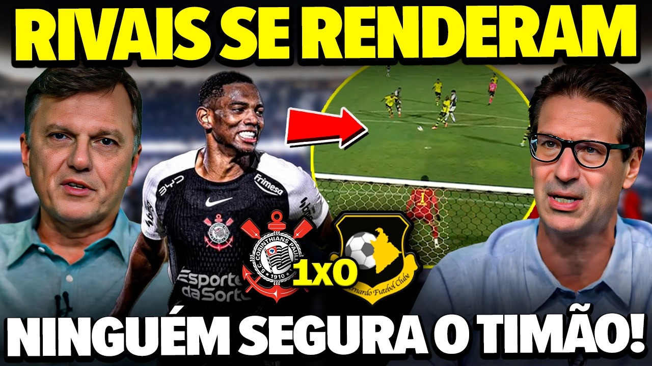 CORINTHIANS SERÁ CAMPEÃO! ATÉ OS RIVAIS ESTÃO CRAVANDO TIMÃO VOANDO NO PAULISTÃO!