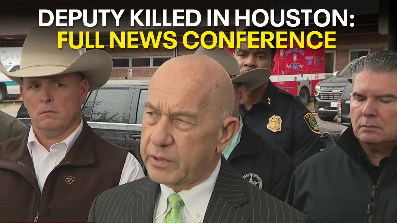 Brazoria County deputy killed in shooting, suspect on the run: FULL NEWS CONFERENCE