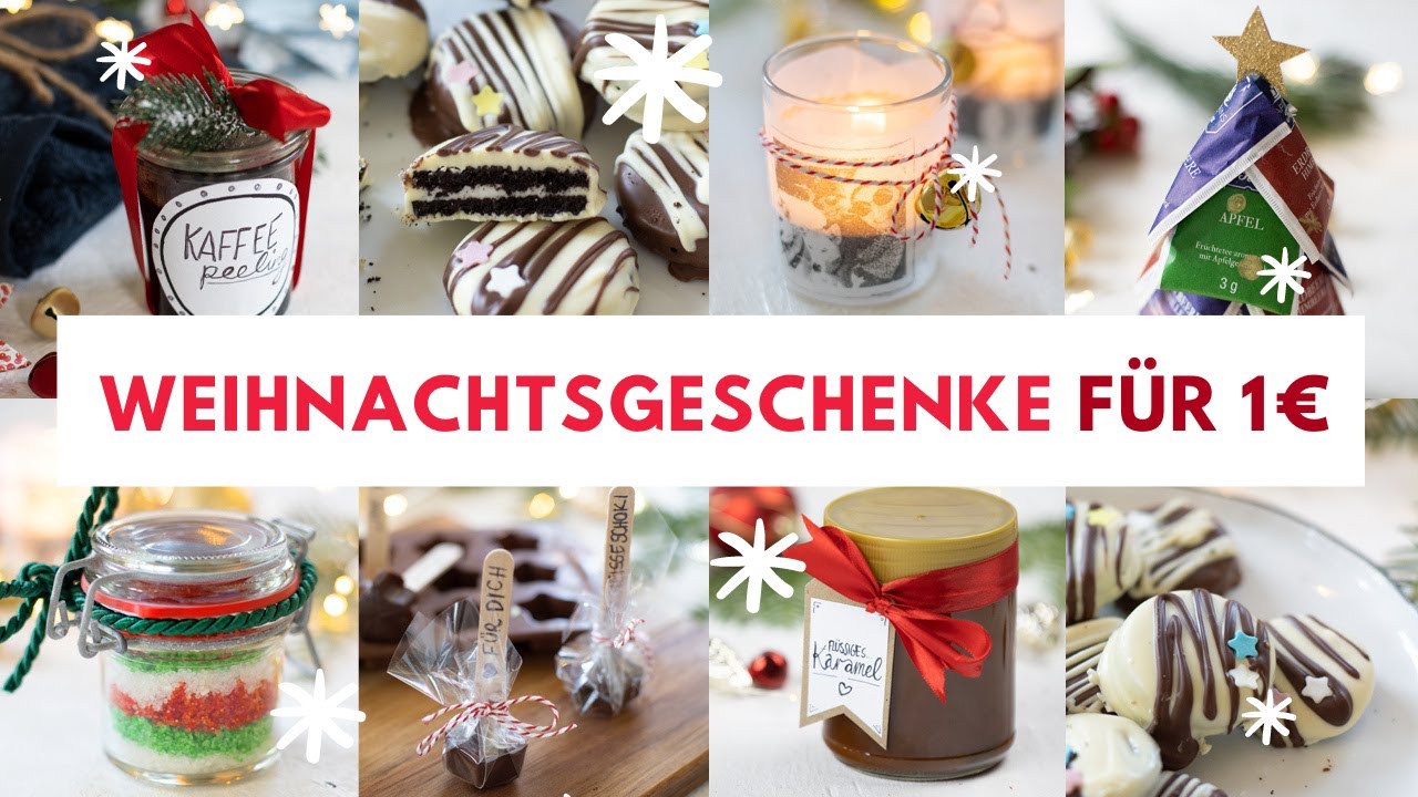 SO EINFACH! 7 DIY-Geschenke selber machen für 1 € basteln - Wichtelgeschenke für Freunde, Familie
