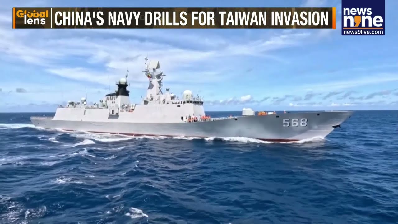 China Rehearses Taiwan Invasion Using Shadow Navy Of Civilian Ships, Reports Say | News9