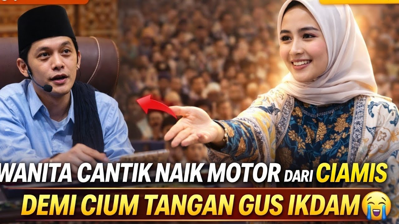 GUS IKDAM TERBARU ‼️WANITA CANTIK DARI CIAMIS  NAIK MOTOR NGAJI DI MAJELIS ST PUSAT 