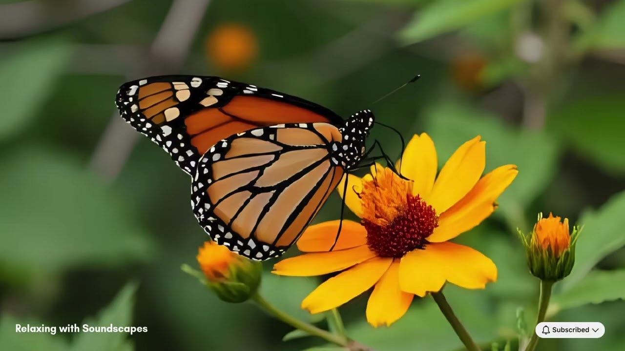 Relaxing with Soundscape-Monarchs #music #meditationmusic #musicforrelaxation #calmmusicforstudying