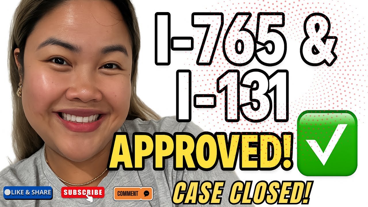 I-765 & I-131 Approved! ✅ Work & Travel Permit Update | Green Card Journey